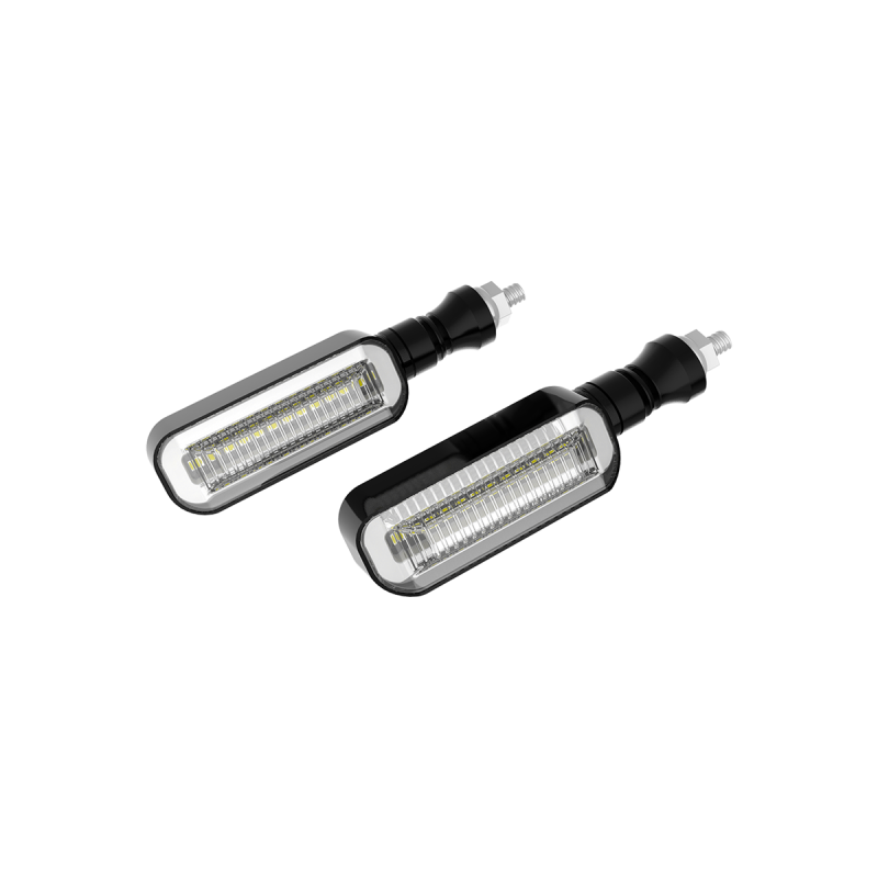 DJ-ZXD115W OFF ROAD FARO DE LED DE MOTO FARO DE GIRO UNIVERSAL AMBAR SECUENCIAL 12V 5W 1500 LUX JUEGO 2 UNIDADES