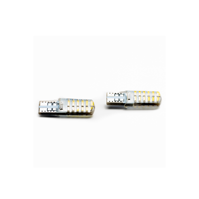 LED12961SIL26 LED SEÑALIZACION SILICA BLISTER X 2 2821 - T10 - W5W - 24 LED 3014 SILICONADO CANBUS 2V BLISTER X 2 UNIDADES 