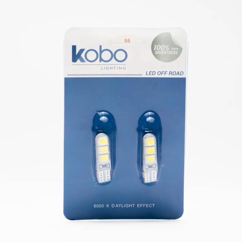 LED12961SILBL LED SEÑALIZACION SILICA BLISTER X 2 2821 - T10 - W5W - 6 LED 2835 SILICONADO CANBUS BLANCO 12V BLISTER X 2 UNIDADES