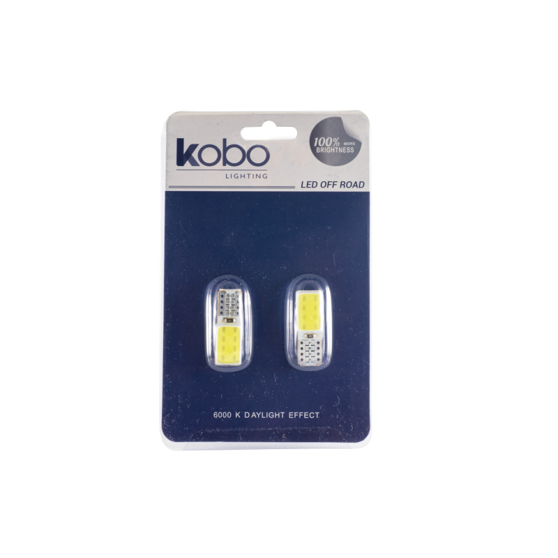 LED13961SUPCO LED SEÑALIZACION SILICA BLISTER X 2 - LED 2821 - T10 - W5W COB - BLANCO 24V - 12 CHIP PASTILLA - BLISTER X 2 UNIDADES 0