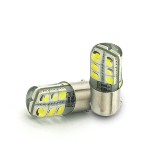 LED12499SIL LED SEÑALIZACION SILICA BLISTER X 2 1034 / 1157 - P21/5W 6 LED 5050 SILICONADO BLANCO 12V BLISTER X 2 UNIDADES 0