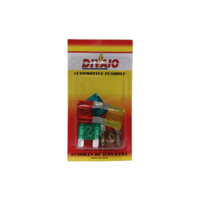 T114S FUSIBLE MAXI FICHA EN BLISTER SURTIDO (5 UNIDADES) 1 UNIDAD X AMPER 20, 30, 50, 60, 70 AMP