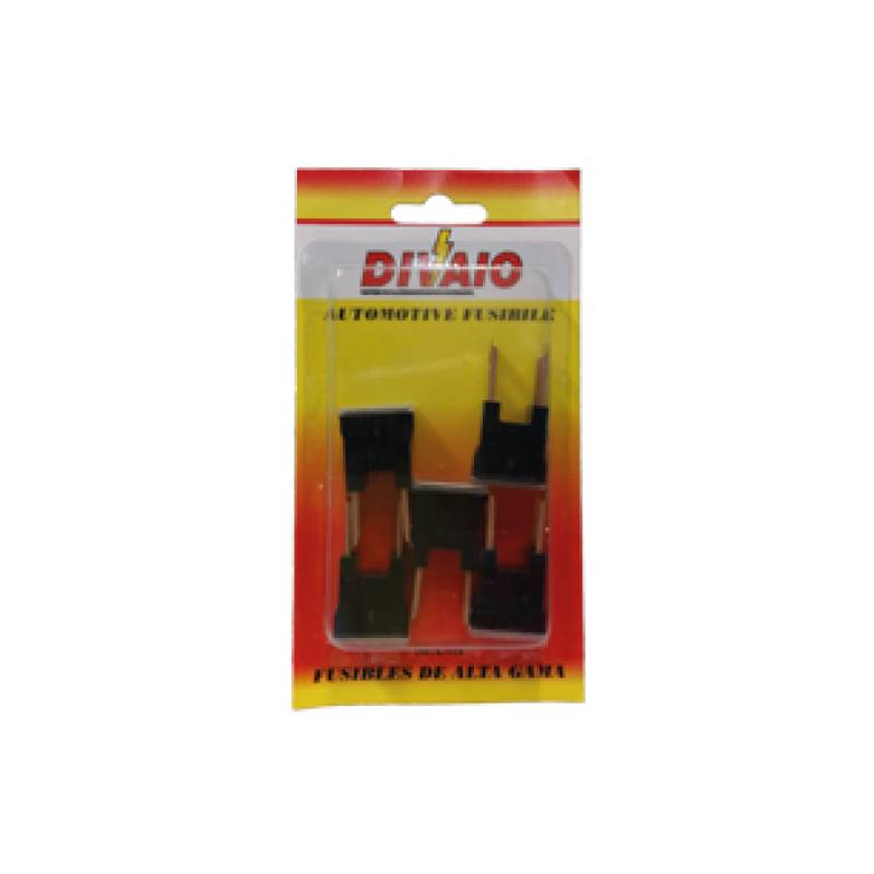 T117A80 FUSIBLE MUELA MACHO EN BLISTER (5 UNIDADES) X AMPER 80 AMP