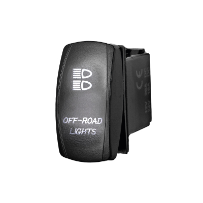 DSPLJ11BLUE INTERRUPTOR BASCULANTE VOLTAJE DE ENTRADA: 12V-24V FUNCIÓN: ON / OFF (OPCIONAL) 5 PINES (OPCIONAL) MATERIAL: ABS + COBRE INTERRUPTOR BASCULANTE CON 