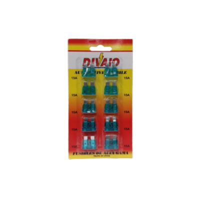 T109S FUSIBLE FICHA INTELIGENTE EN BLISTER (10 UNIDADES) X AMPER 10, 15, 20, 25, 30 AMP