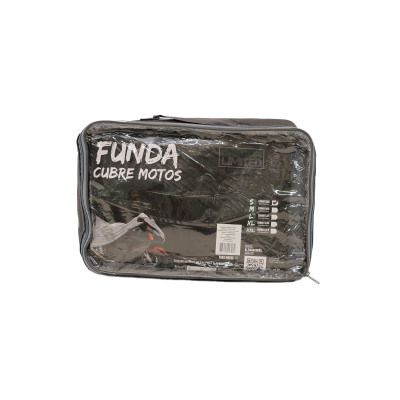 CUBMOTXLAR FUNDA CUBRE MOTO TRICAPA IMPERMABLE EXTRA LARGE 246X105X127CM  . LOGO DAKAR. PVC Y ALGODON 270 GRAMOS. REFLECTOR NARANJA, ELASTICO, CLIPS Y CIERRE. A