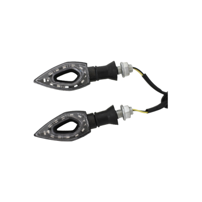 DJ-ZXD415W OFF ROAD FARO DE LED DE MOTO FARO DE GIRO UNIVERSAL AMBAR 12V 5W 1500 LUX JUEGO 2 UNIDADES. CAJA MASTER 100