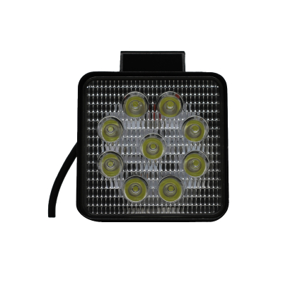 KO27WSQBLA OFF ROAD FARO DE LED FARO DE 9 LED CUADRADO 27 WATTS 6CM PROFUNDIDAD BLANCO 12V - 24V ILUMINACION SPOT 