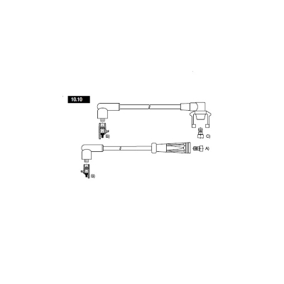 10115 CABLE BUJIA 8 MM SUPRESION MAGNETICA RENAULT TRAFFIC 1 4 - 1 6 95 BOBINA SECA