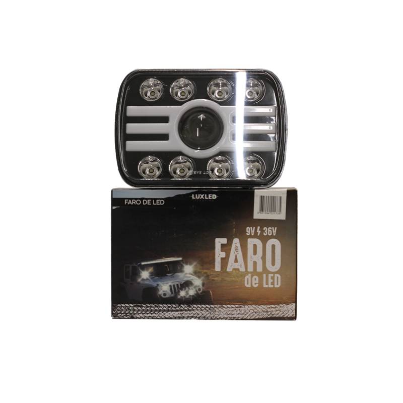 DJ5935MULTI OFF ROAD FARO DE LED FARO RECTANGULAR 19,5x14CM 16 LEDS, 34W, 4 FUNCIONES, ALTA Y BAJA