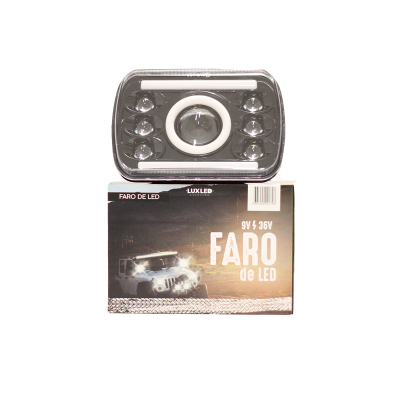 DJ5935ULTRA OFF ROAD FARO DE LED FARO LED RECTANGULAR 7 31 WATTS 15 LEDS 4 FUNCIONES. ALTA Y BAJA