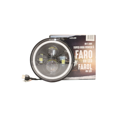 DJ6930MULTI OFF ROAD FARO DE LED FARO LED 7 40W 13 LED + ARO BLANCO Y AMBAR Y FUNCION ALTA Y BAJA. SIN KIT DE INSTALACION