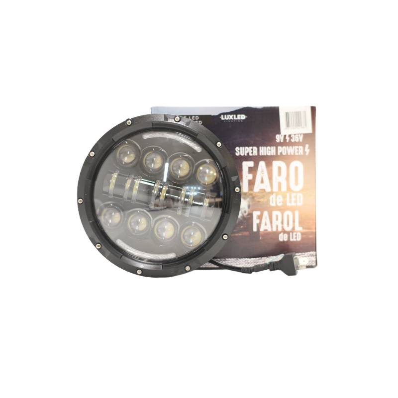 DJ6935ULTRA OFF ROAD FARO DE LED FARO LED 7 48W 16 LED + TIRAS DRL BLANCA Y AMBAR CON KIT DE INSTALACION INCLUIDO Y FUNCION ALTA Y BAJA