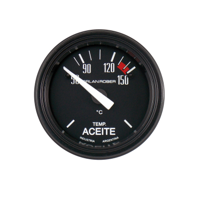 626H12V INSTRUMENTAL CLASSIC 52 MM NEGRO TELETERMOMETRO DE ACEITE ELECTRICO