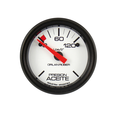 418H120 INSTRUMENTAL CLASSIC 52 MM BLANCO MANOMETRO ELECTRICO 0-120LBS-PULG2-24V