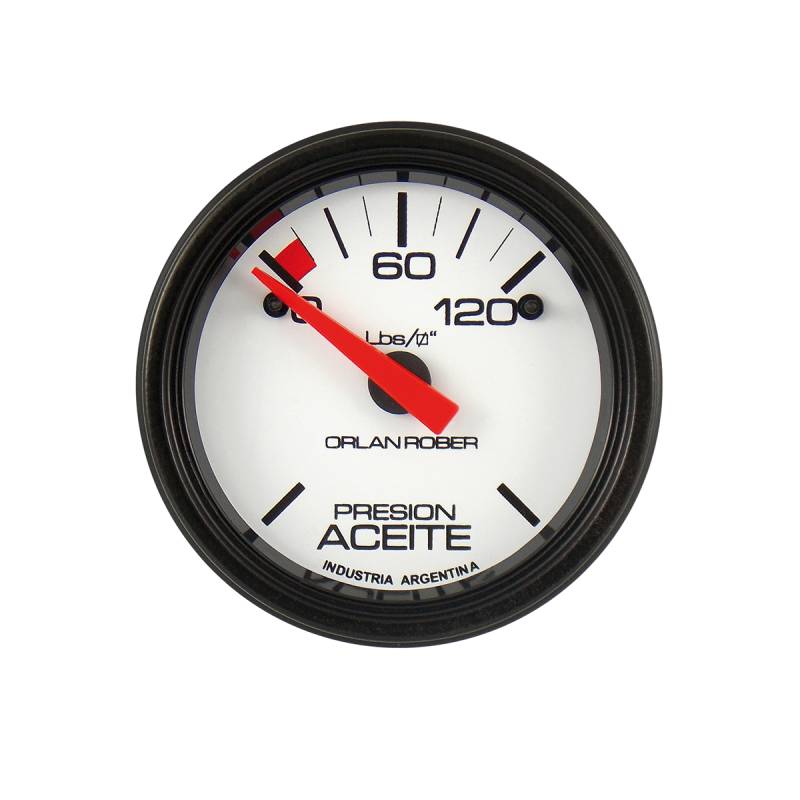418H120 INSTRUMENTAL CLASSIC 52 MM BLANCO MANOMETRO ELECTRICO 0-120LBS-PULG2-24V