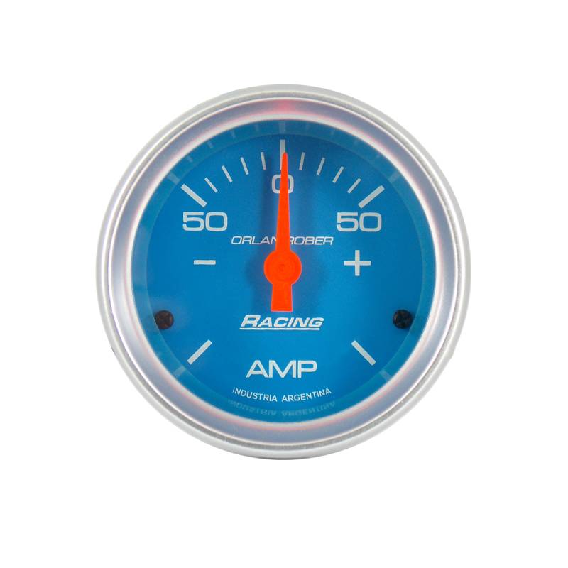 341C50 INSTRUMENTAL RACING 52 MM CELESTE AMPERIMETRO COMPETICION 52 MM