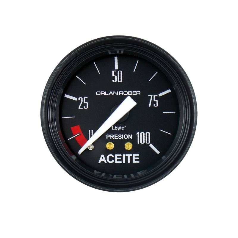 615H100 INSTRUMENTAL CLASSIC 52 MM NEGRO MANOMETRO 100 LIB