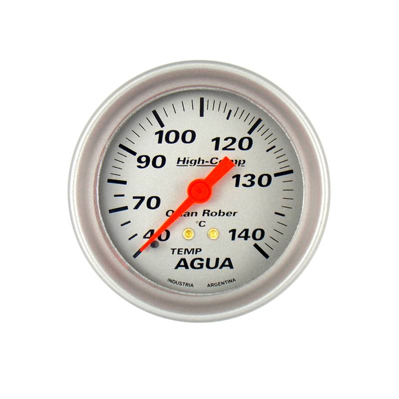 1021P20 INSTRUMENTAL HIGH COMPETICION 72MM PLATA TEMPERATURA DE AGUA MECANICO 2 MTS 72MM HIGH-COMPETICION