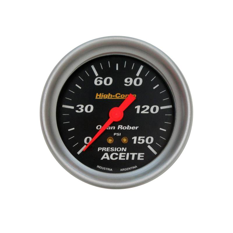 1015N150 INSTRUMENTAL HIGH COMPETICION 72MM NEGR PRESION ACEITE ELECTRICO 72MM 150 LBS HIGH-COMPETICION