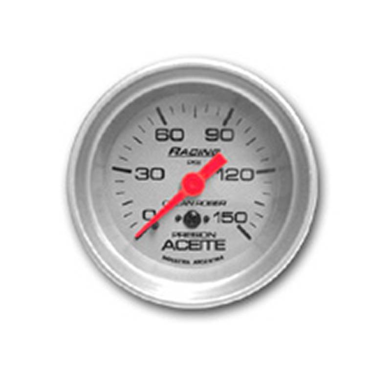 315P150 INSTRUMENTAL RACING 52 MM PLATA MANOMETRO
