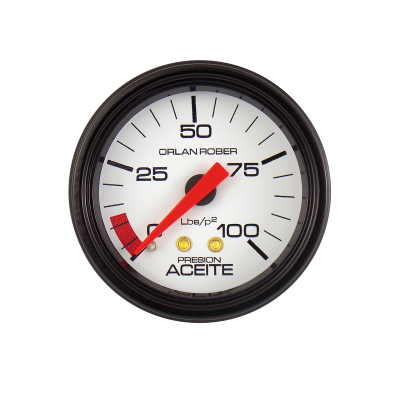 415H100 INSTRUMENTAL CLASSIC 52 MM BLANCO MANOMETRO 100 LBS