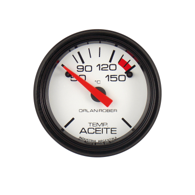 426H12V INSTRUMENTAL CLASSIC 52 MM BLANCO TERMOMETRO DE ACEITE ELECTRICO CON BULBO