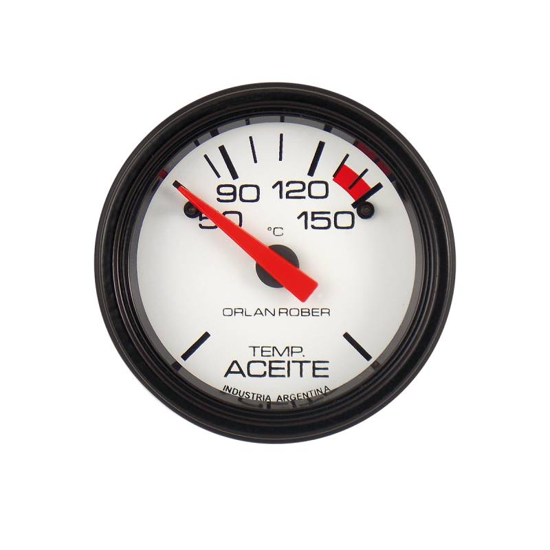 426H12V INSTRUMENTAL CLASSIC 52 MM BLANCO TERMOMETRO DE ACEITE ELECTRICO CON BULBO