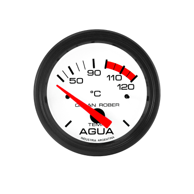 425H12V INSTRUMENTAL CLASSIC 52 MM BLANCO TERMOMETRO DE AGUA ELECTRICO CON BULBO