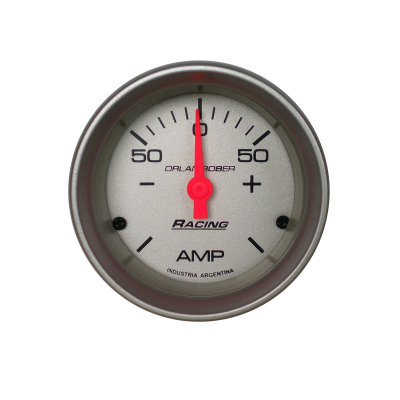 341P50 INSTRUMENTAL RACING 52 MM PLATA AMPERIMETRO COMPETICION 52 MM