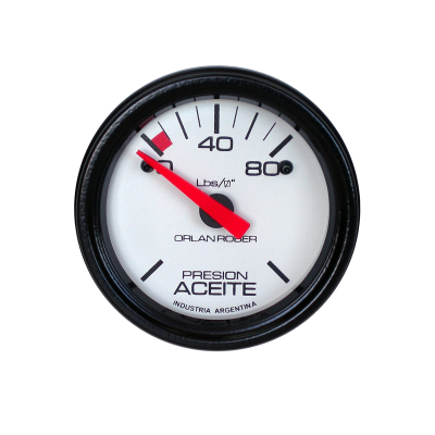 418H80 INSTRUMENTAL CLASSIC 52 MM BLANCO MANOMETRO ELECTRICO 0-80LBS-PULG2-24V