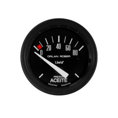 616H80 INSTRUMENTAL CLASSIC 52 MM NEGRO MANOMETRO 80 LIB