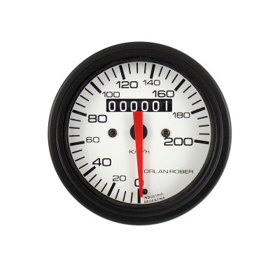 433H200A INSTRUMENTAL CLASSIC 80 MM BLANCO VELOCIMETRO AMERICANO CON PARCIAL