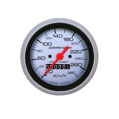 833P280E INSTRUMENTAL COMPETICION 80 MM PLATA VELOCIMETRO DE COMPETICION EUROPEO