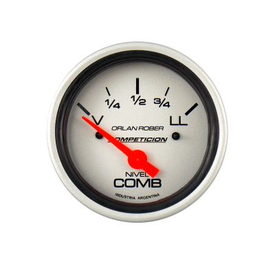 852P12V INSTRUMENTAL COMPETICION 62 MM PLATA NIVEL DE COMBUSTIBLE AGUJA V1-2 LL