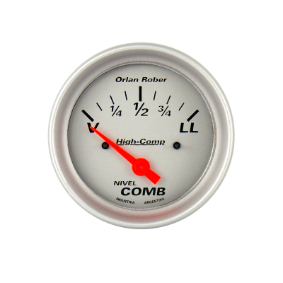 1052P12V INSTRUMENTAL HIGH COMPETICION 72MM PLATA NIVEL DE COMBUSTIBLE HIGH-COMPETICION