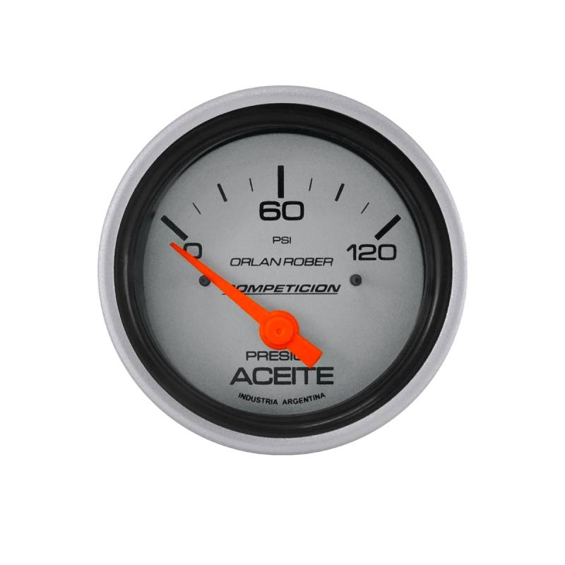 816P120 INSTRUMENTAL COMPETICION 62 MM PLATA PRESION DE ACEITE 120 LB