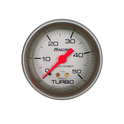 312P50 INSTRUMENTAL RACING 52 MM PLATA PRESION DE TURBO