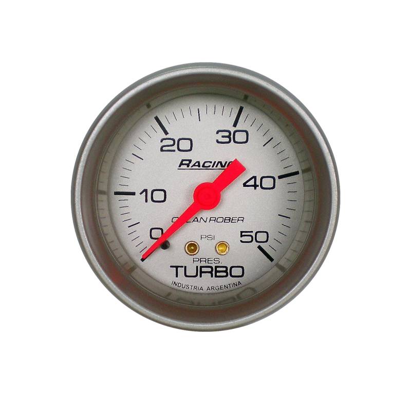 312P50 INSTRUMENTAL RACING 52 MM PLATA PRESION DE TURBO