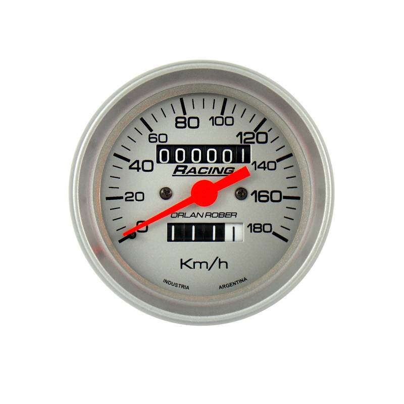 333P180E INSTRUMENTAL RACING 80 MM PLATA VELOCIMETRO EUROPEO