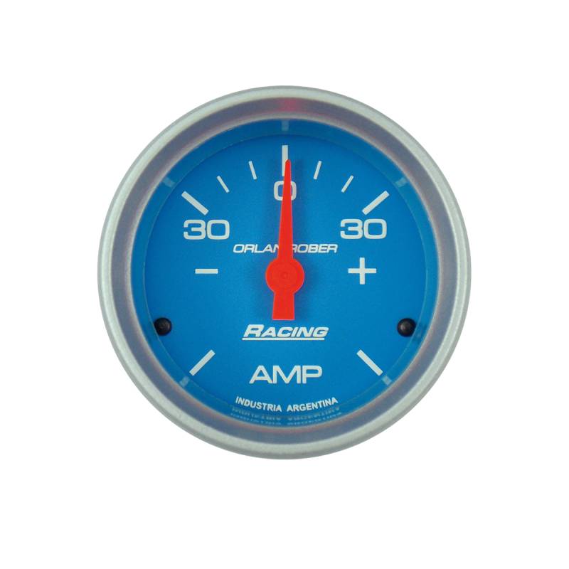 341C30 INSTRUMENTAL RACING 52 MM CELESTE AMPERIMETRO 30-30