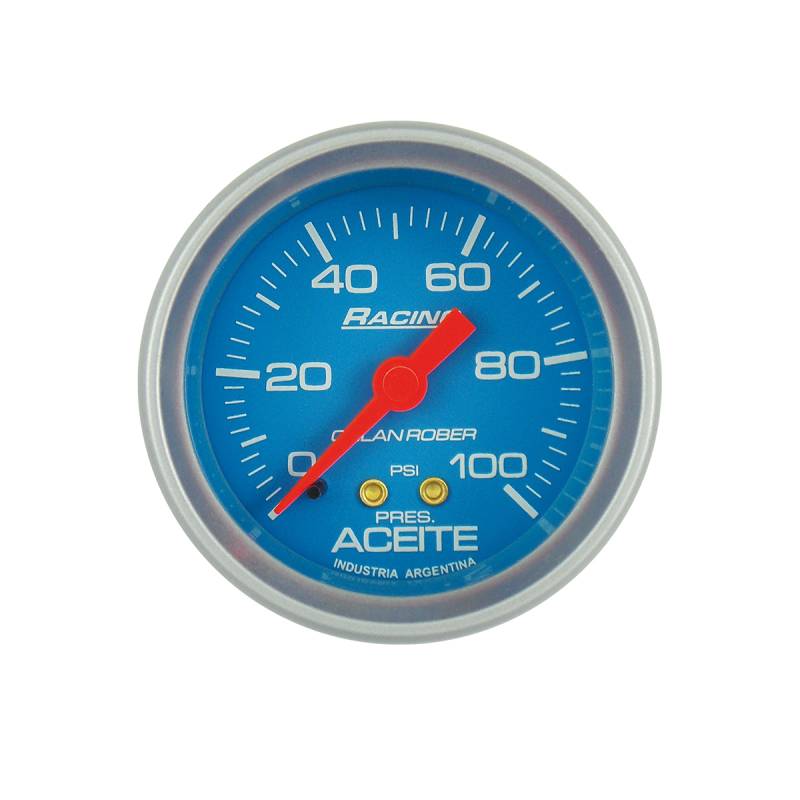 315C100 INSTRUMENTAL RACING 52 MM CELESTE MANOMETRO
