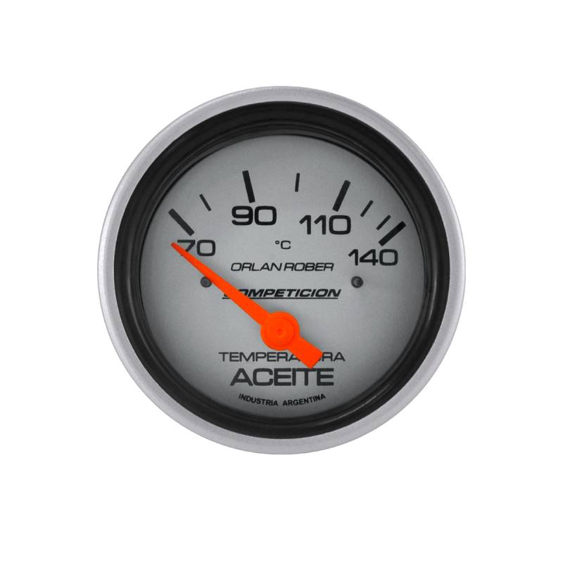 826P12V INSTRUMENTAL COMPETICION 62 MM PLATA TEMPERATURA ACEITE ELECTRICO
