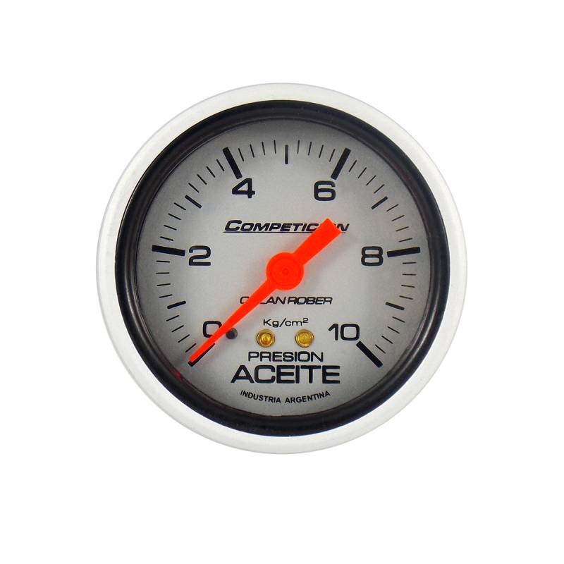815P10K INSTRUMENTAL COMPETICION 62 MM PLATA MANOMETRO 10K