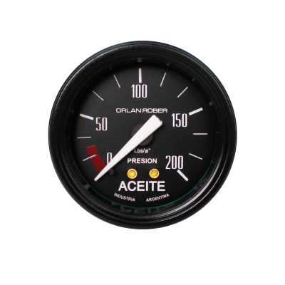 615H200 INSTRUMENTAL CLASSIC 52 MM NEGRO MANOMETRO 200 LIB