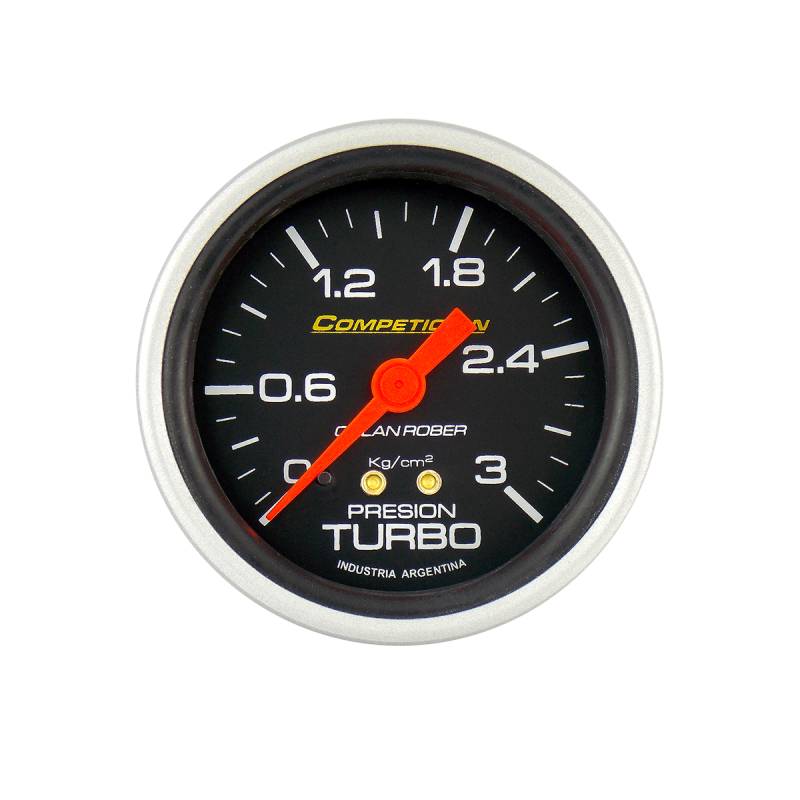 812N30 INSTRUMENTAL COMPETICION 62 MM NEGRO MANOMETRO DE 0-3 KG-CM