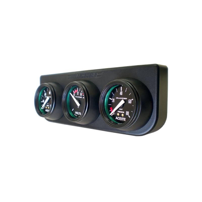 C1403 INSTRUMENTAL PLÁSTICA DE 3 BOCAS CON ARO ORIENTADOR P/ INSTRUMENTAL Ø52