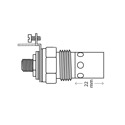 9159 BUJIA INCANDESCENTE PARA MOTOR DIESEL PERKINS MOTOR 6.354 - 23V