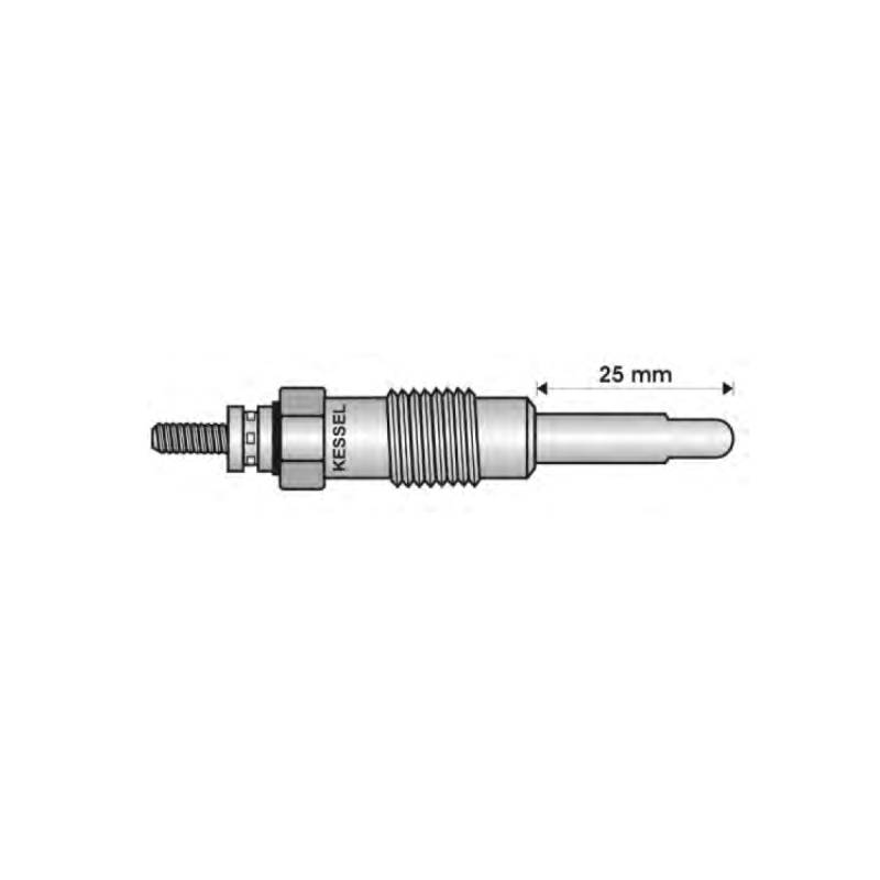 9116 BUJIA INCANDESCENTE PARA MOTOR DIESEL AUDI 1.6 D/2.0 D/2.4 D/1.9 TDI /QUATTRO/FORD 1.9 TDI/MERCEDES BENZ 2.5 DT/MITSUBISHI/NISSAN 2.8D/SEAT 1.9 D/SDI/TDI/1