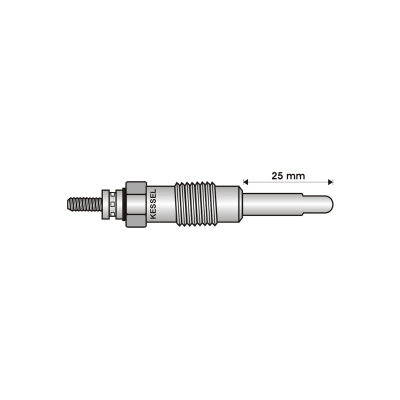 9119 BUJIA INCANDESCENTE PARA MOTOR DIESEL ALFA ROMEO 1.9 D/TD/2.4 D/2.5 D/TD/BMW/CHEVROLET 1.7D/TD/1.6 D/2.3 D/TD/2.5 TD/CHRYSLER 2.5 TD/CITROEN 1.8 D/1.9 D/2.